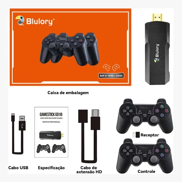 CONSOLA GAMESTICK GAME-PAD BLUORY LITE