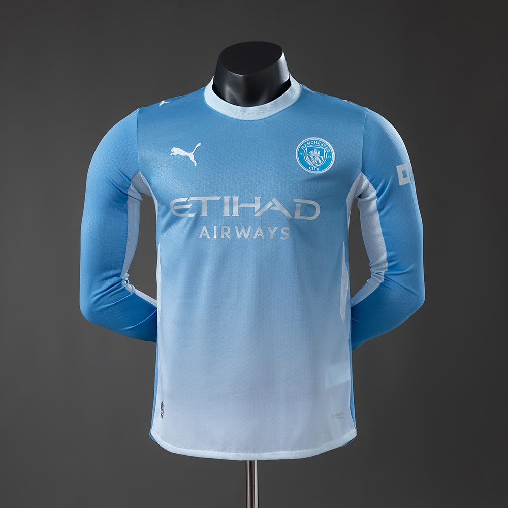 Manchester City 26/27 Home Player Version Long Sleeved Jersey S-3XL — foto 1